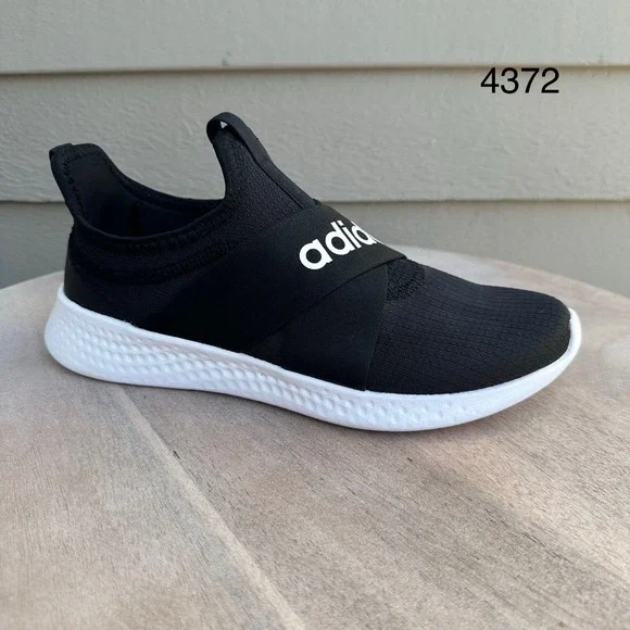 Adidas Puremotion Adapt Womens 8.5 Black Slip On Sneakers FX7326 - Picture 1 of 14